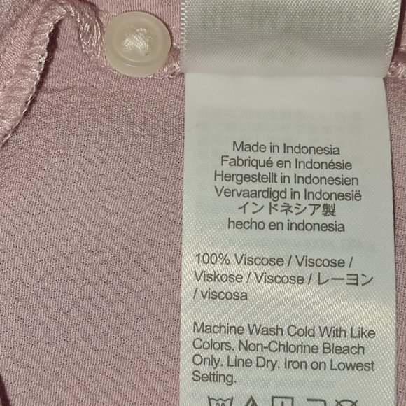 J. Crew NWT Pink Drapey Button Shirt S - Picture 9 of 9